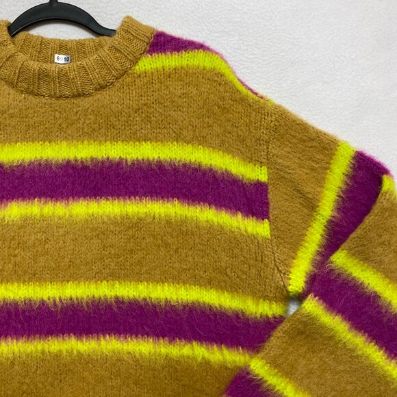 Andersson Bell Oversized Sweater Womens S Multicolor Jumper Alpaca Wool Pullover - Picture 2 of 14